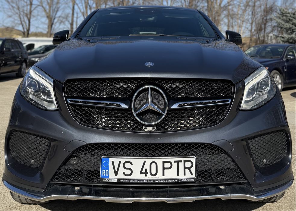 MERCEDES BENZ - GLE COUPE - GLE 350 CDI - AMG • LINE - 2015 - 3.0 Diesel V6  - Euro 6 - Full • Led - 4 • Matic - 4x4 - Automat - 258 Cai Putere