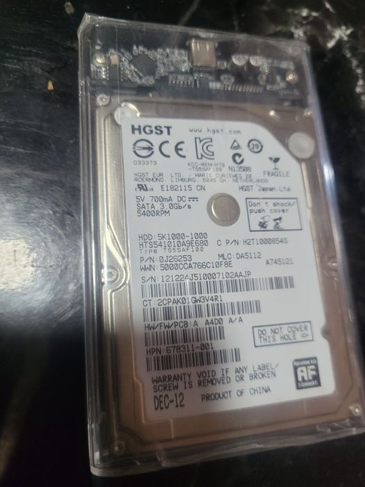 Жесткий диск на 1000 г.б торг возможен