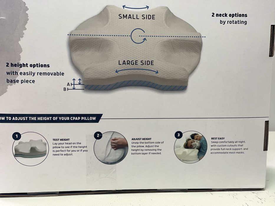 Чисто нова ортопедична възглавница Lunderg подходяща за хора със апнея