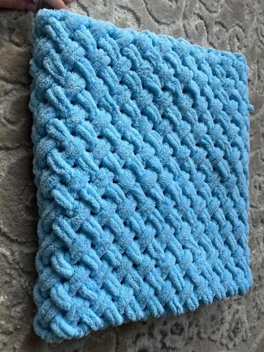 Бебешко одеяло от прежда Ализе пуфи