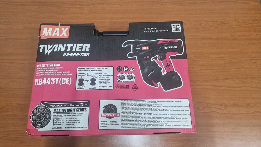 Mașină, pistol de legat fier beton MAX RB443T(CE)