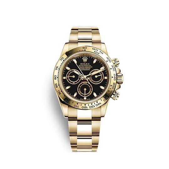 Часовник Rolex Daytona 18K Yellow Gold Black Dial