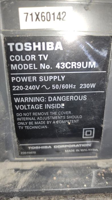 Телевизор TOSHIBA