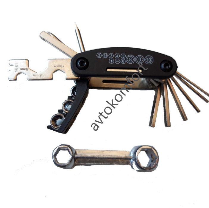 16 в 1 Велосипеден Ремонтен Комплект С Чанта С Код С 289