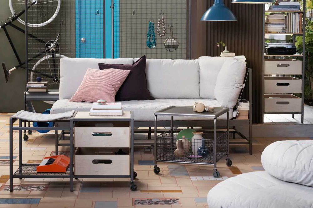 NOU! Banca cu depozitare / masuta de cafea IKEA Veberöd