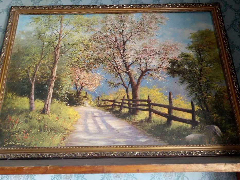 Пейзаж маслом. смотрите фото