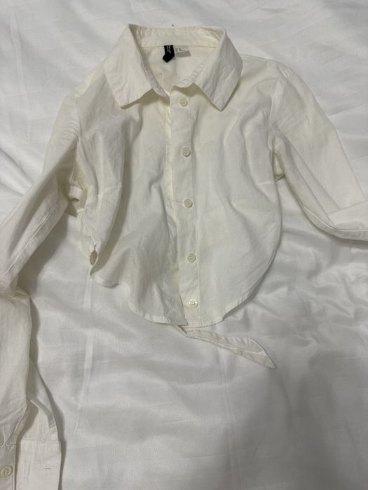 Camasa alba H&M decupata