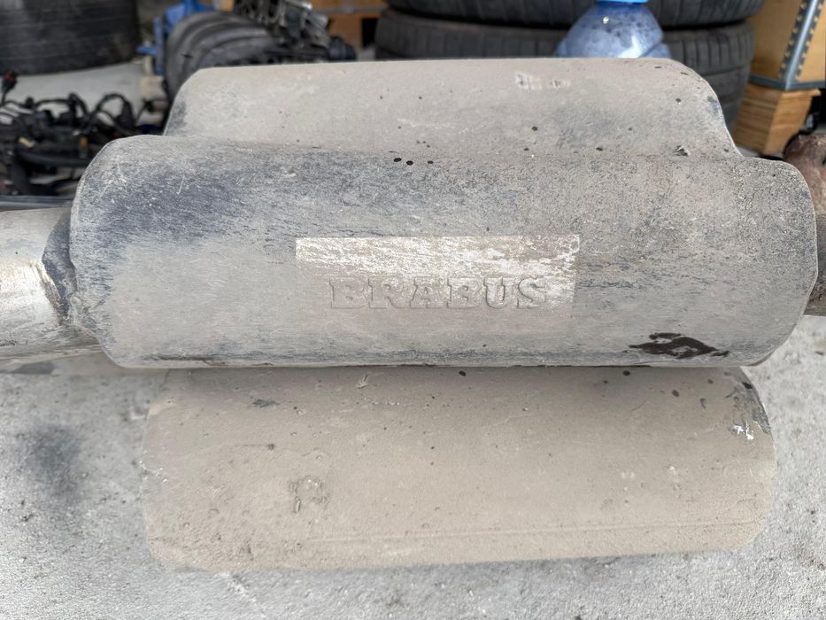 Глушитель задние банки бочки брабус brabus