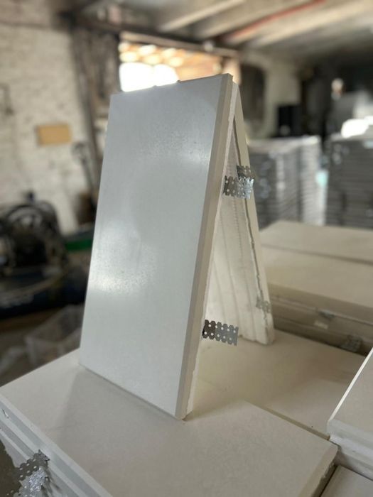 Термопанели травертин фасад