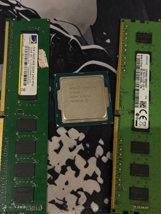 ddr4 2x4 2400 шина + i3 6100