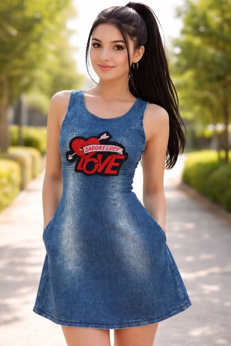 Дънкова рокля / сукман Луци Lucy