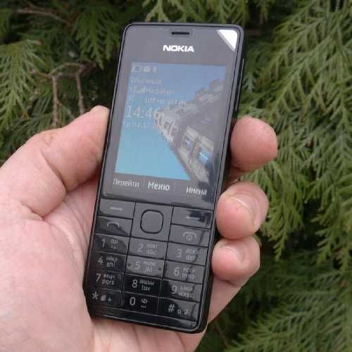 GSM Nokia 515 RM-953 Black телефон с копчета зарядно камера Нокиа кейс