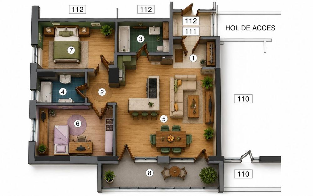 Apartament Premium în GREEN Residence – Eleganță și Confort Modern