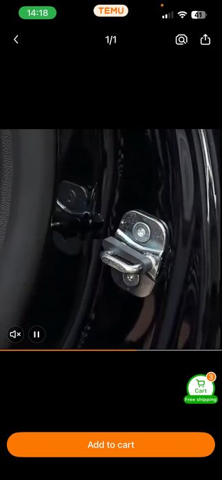 4 бр. Силиконови буфери за автомобилни врати против шум и удари