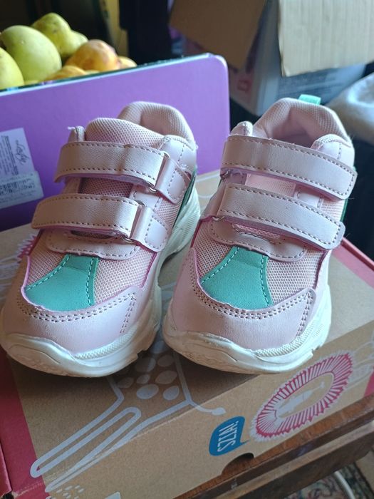 Детски спортни обувки сникърси маратонки момиче 24 розово Sinsay