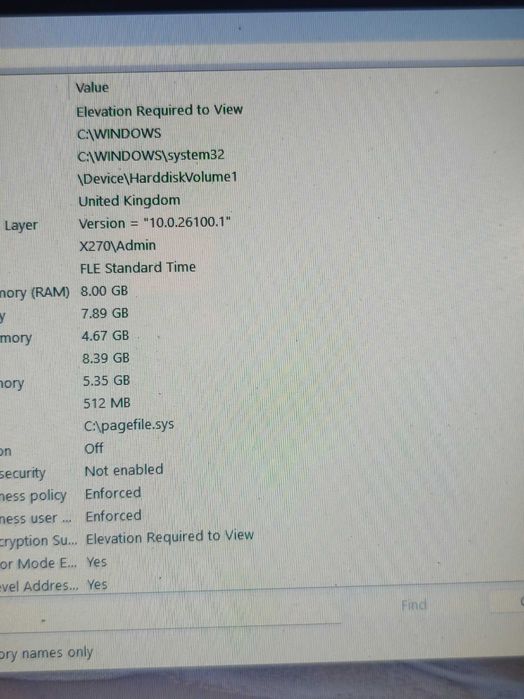 Продавам лаптоп Lenovo x270