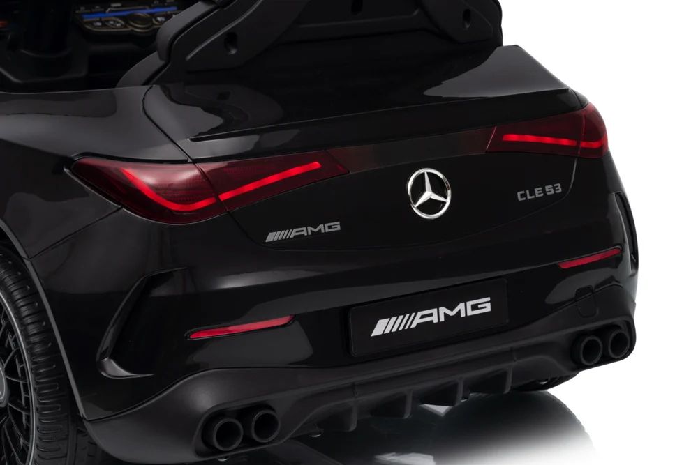 Mercedes amg cle 53 12v – детска акумулаторна кола, черна, eva гуми