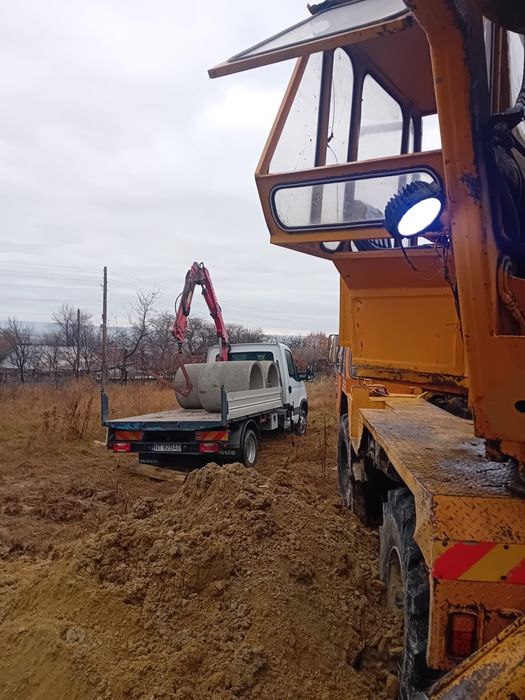Foraje puturi si piloni pana la 35 de metri in zona Tg Neamt