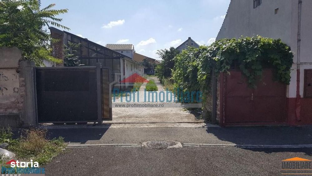 Teren de 1000 mp cu Hale de 600 mp  - SPATII COMERCIALE