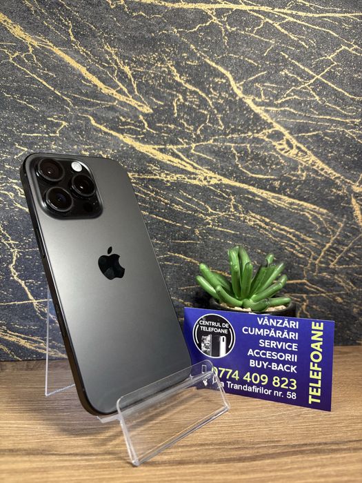 Iphone 16 Pro/128 GB/Garantie 2Ani Centrul de Telefoane/Rate