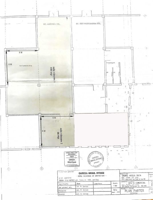 Spațiu comercial 216 mp stradal, vitrină – Turda, Victoriei 102