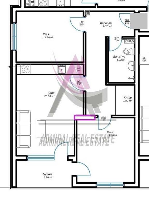 Продава се Тристаен апартамент в Варна, Възраждане 3 - 100 кв.м за 1200 €/кв.м - Снимка #1