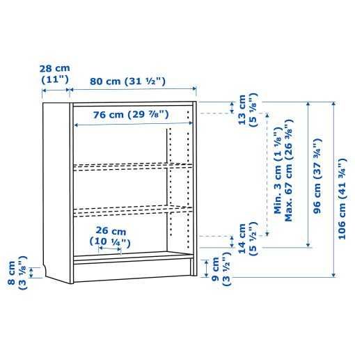 IKEA BILLY библиотека  / IKEA BILLY Bookcase