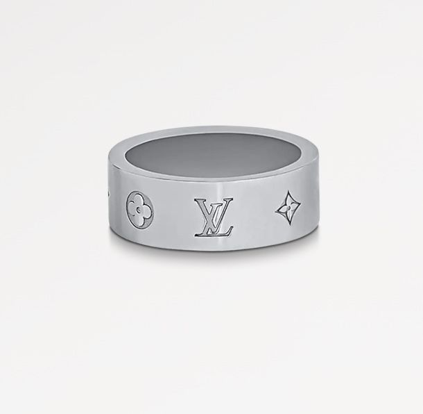 LV пръстен / Louis Vuitton ring BlackSilver