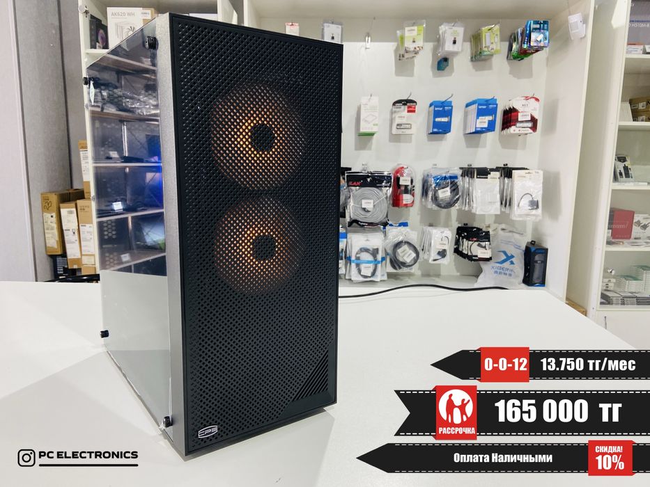 Рассрочка! Системный блок - Core i3-10100/16Gb/SSD 1Tb/GTX 980 4Gb