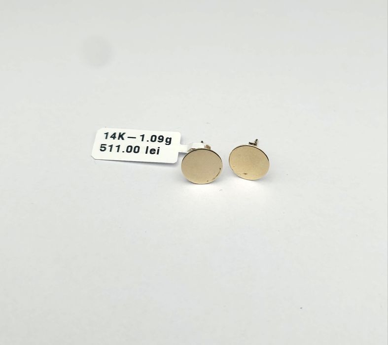 Bijuteria Royal cercei aur 14k 1.09 gr