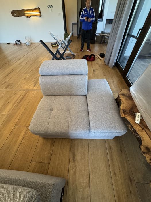 ЧИСТО НОВ ЪГЛОВ ДИВАН С МНОГО ФУНКЦИИ ЕЛ. Канапе , подвинжа маса  и др