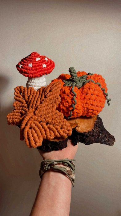 Decor toamnă macrame – design handmade