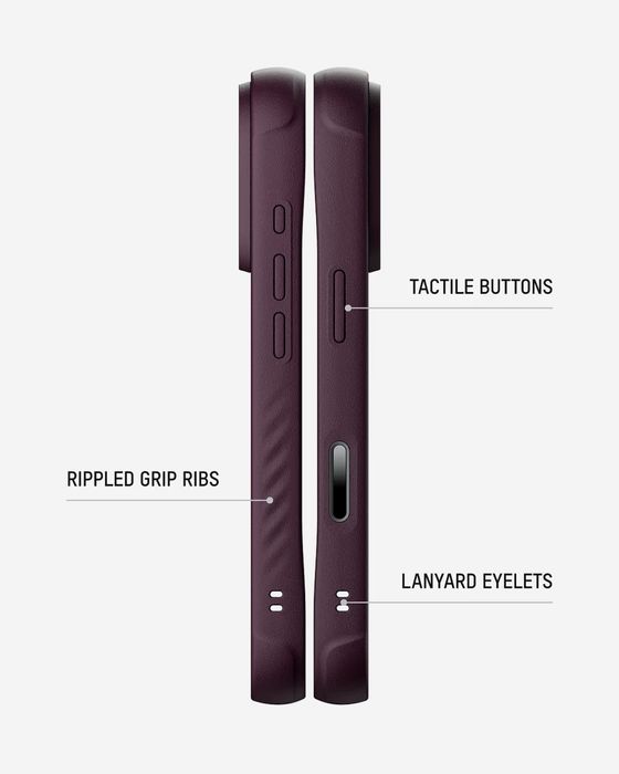 Кейс Iphone 18 PRO MAX Mous LIMITLESS Dark Cherry