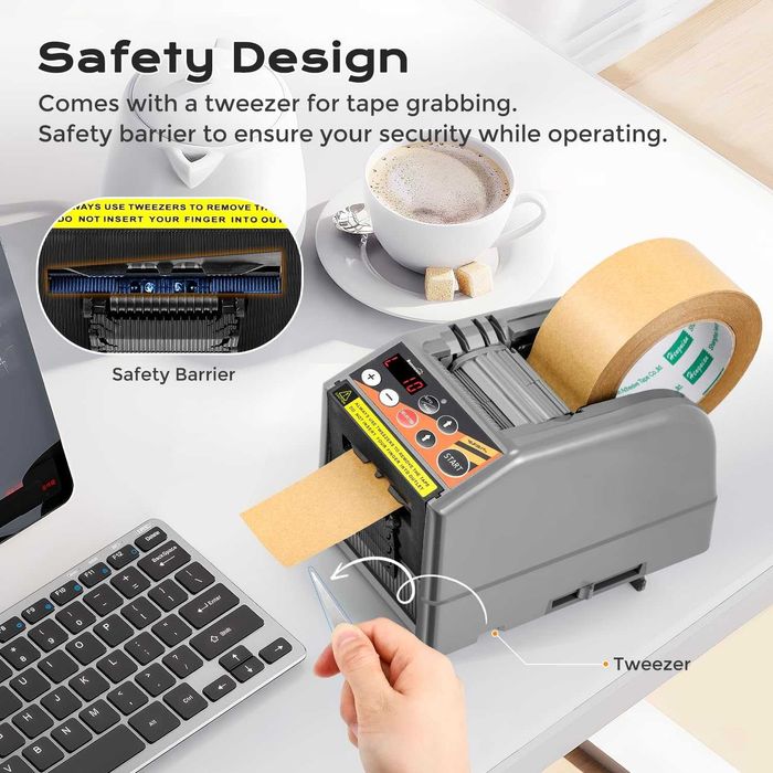 Bonvoisin електрически нож за лента, дължина 94 см и ширина 6,3 см