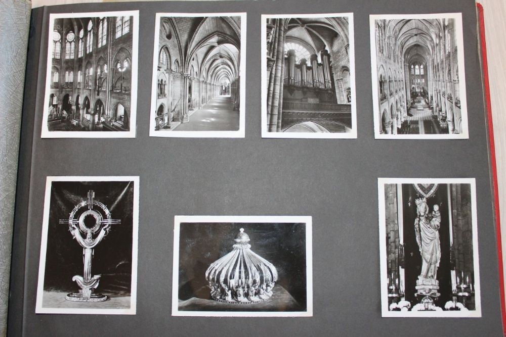 Album carti postale si fotografii PARIS - 1960 + carte atractii Paris