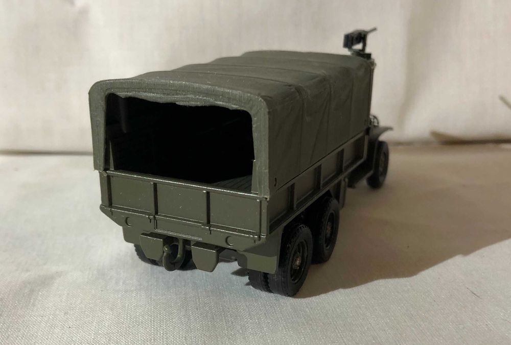 Macheta militara GMC 6x6 USA WW2 Solido metal 1 43 cu cutie