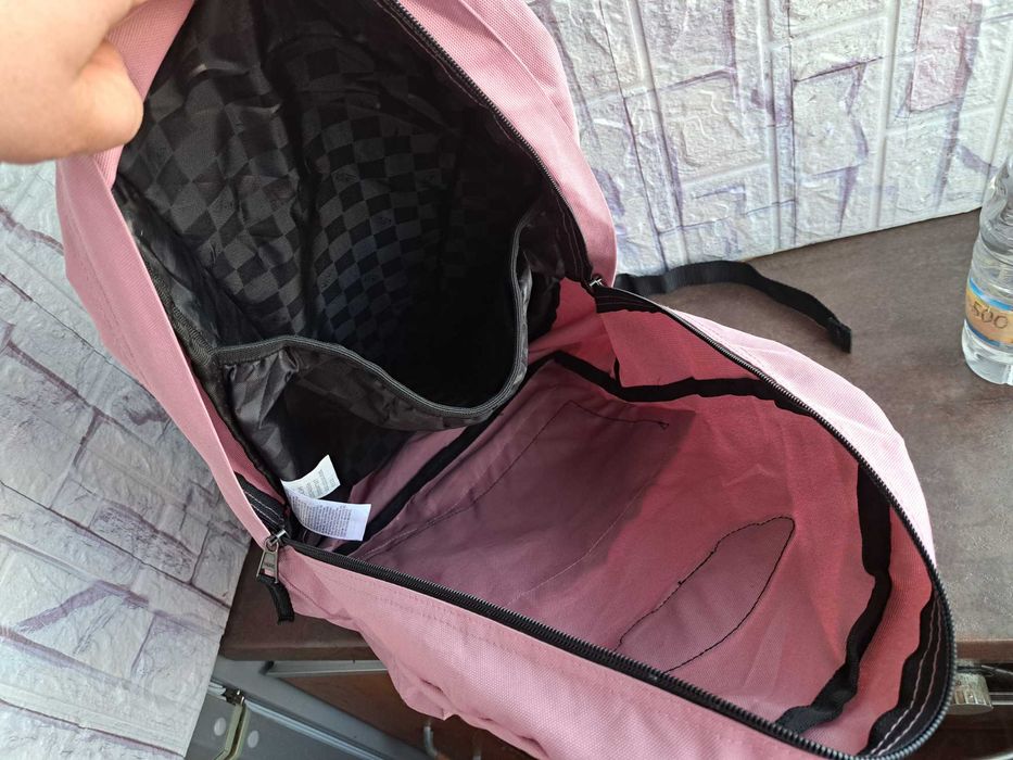 раница VANS-розова,текстилна чанта,ванс