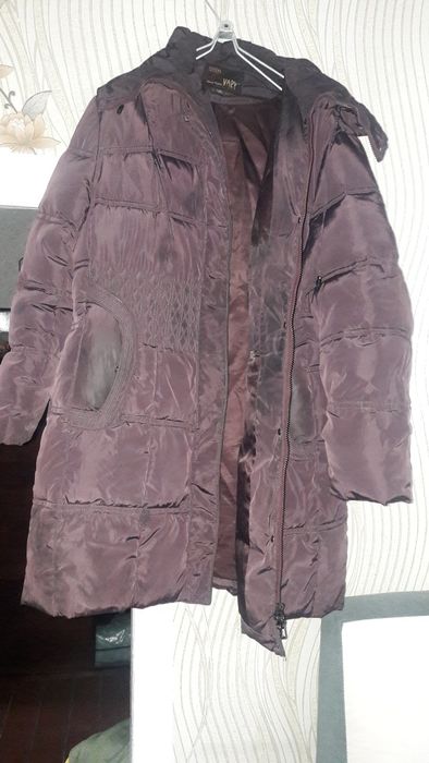 зимний пуховик 54размер