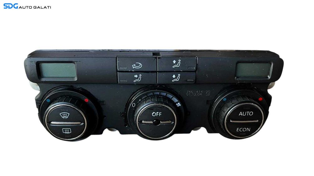 Panou Modul Unitate Comanda AC Aer Conditionat Clima Climatronic Dublu Dual Zone Volkswagen Golf 5 Plus 2004 - 2008 [LC0621]