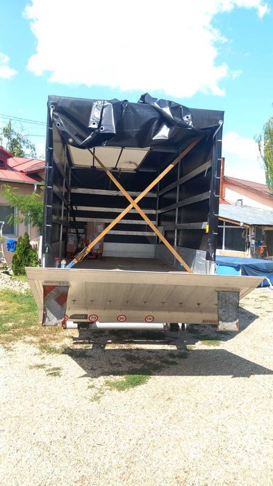 Transport intern Renault Master 2022 cu prelată, lift hidraulic + liză