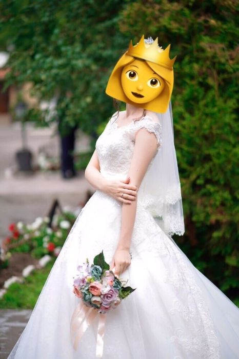 Шикарное свадебное платье