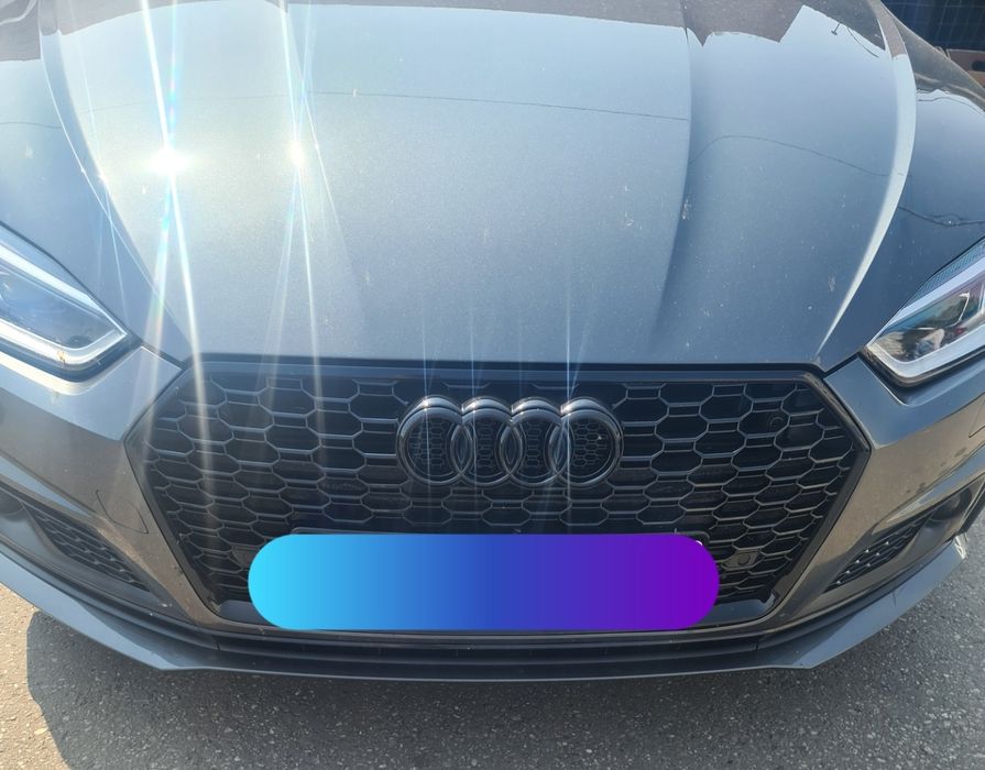 Grila-Fagure-RS5-Negru-Lucios-Black-Audi-A5-2017-B9-2018-Quattro-2019