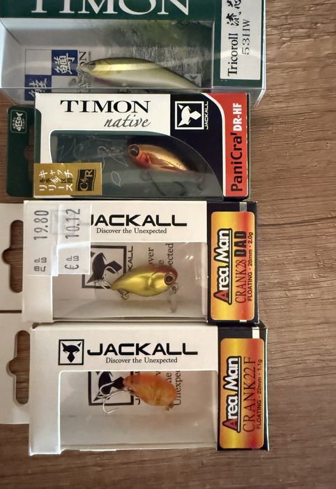 Jackall, Smith, Shimano