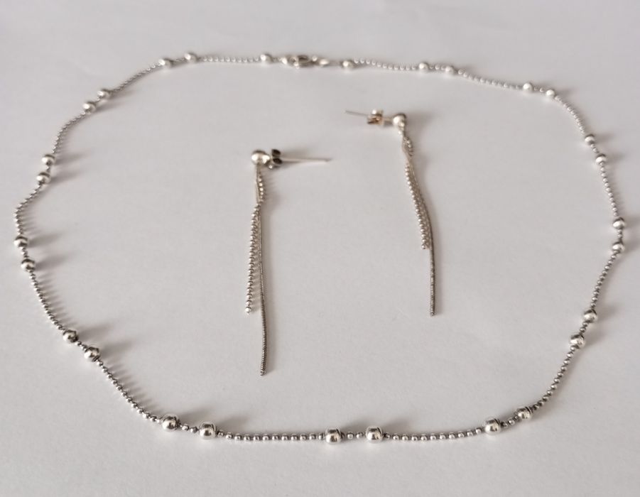 Set cercei și colier argint 925