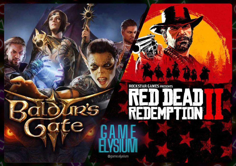 Цифровые игры с открытом миром для PS | Baldurs Gate 3 | RDR 2 и др