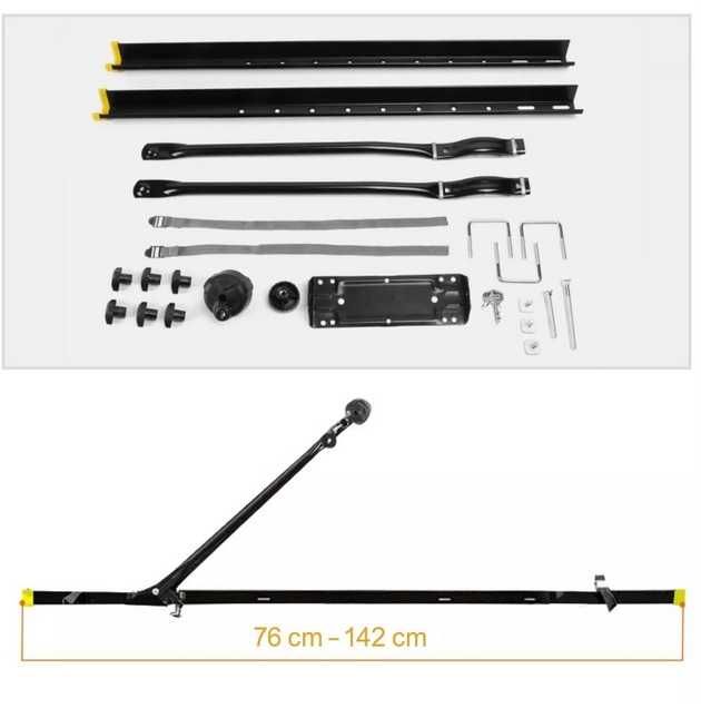 Багажник за велосипед, Стойка за велосипед за таван на кола с ключ