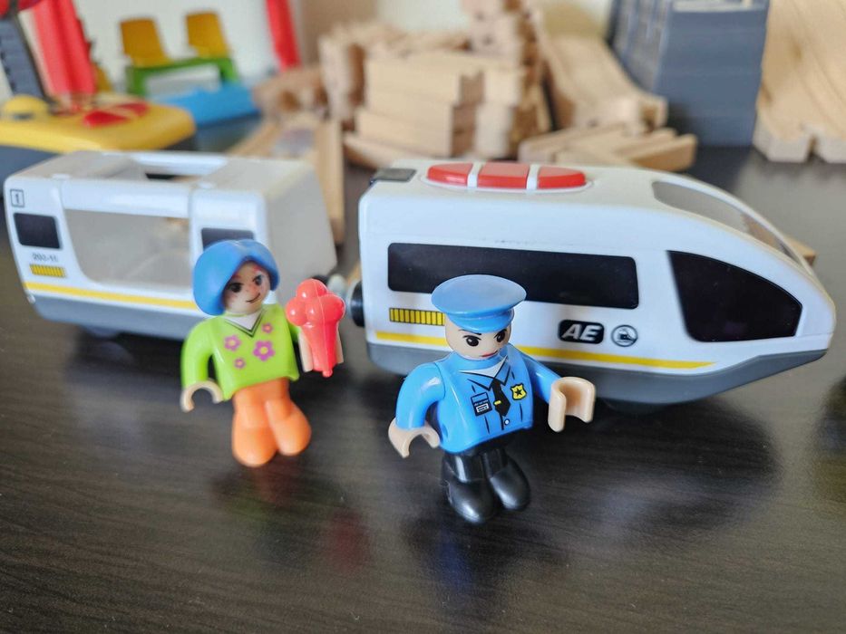 Vand jucarii  seturi tren cu sine din lemn - Ikea Lidl