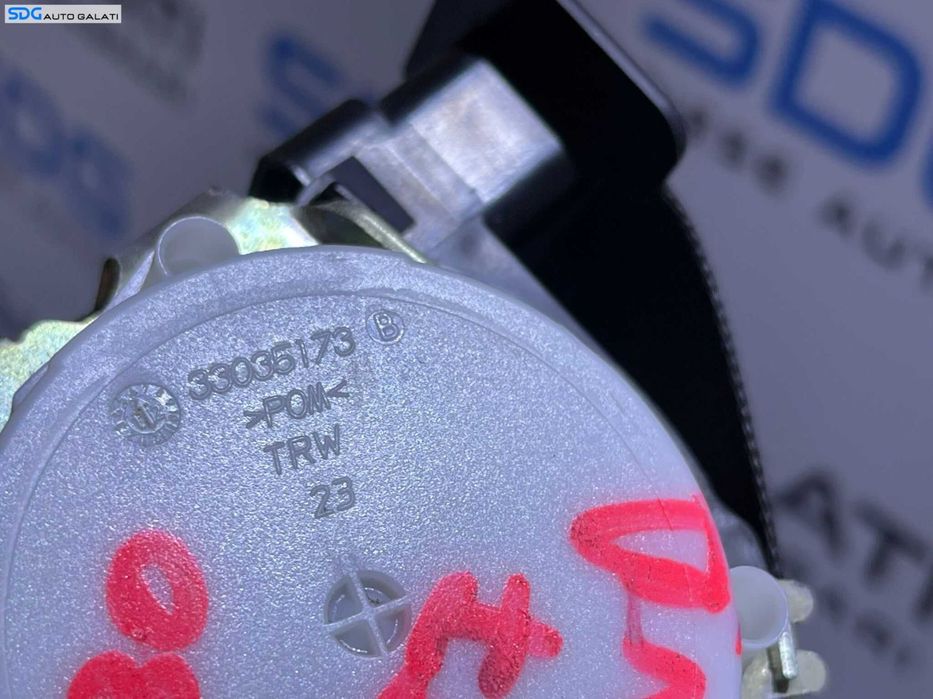 Centura Siguranta Stanga Fata Sofer BMW Seria 3 F30 F31 F80 2011 - 2019 Cod 33035173B 33035173 34078320C 34078320C