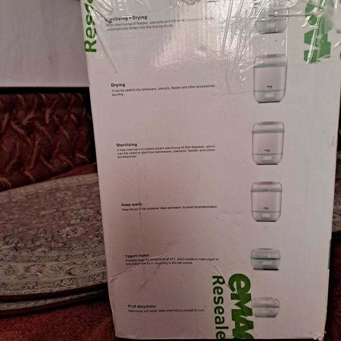 Sterilizator electric 5 in 1 Mappy,pentru 8 biberoane