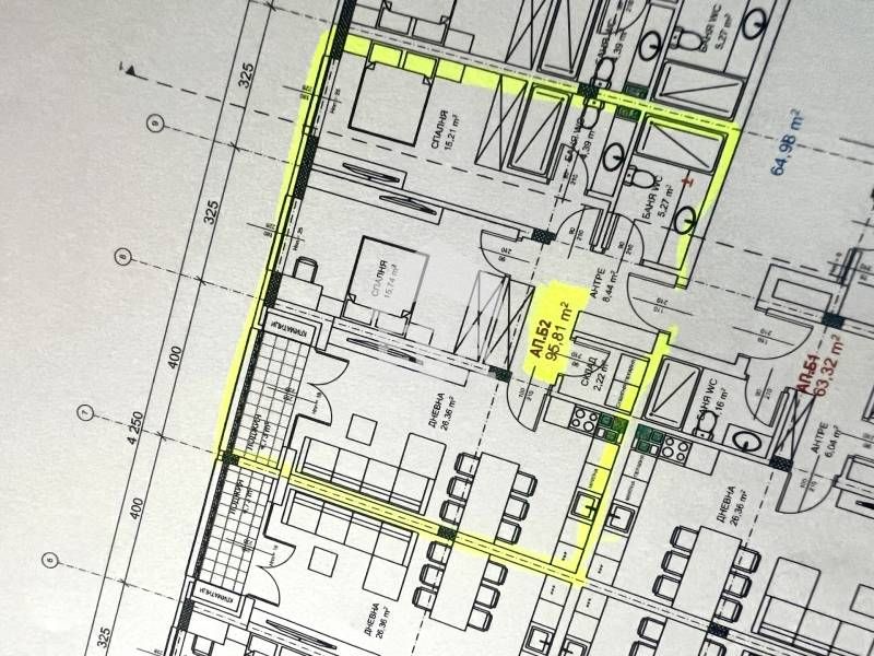 Продава се Тристаен апартамент в София, Горна баня - 111 кв.м за 1225 €/кв.м - Снимка #4